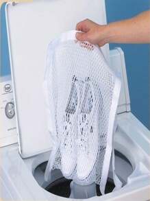 1/2/3pcs Sneaker Dryer Bag, Dryer Door Shoe Net With Elastic Straps, Sneaker Laundry Bag For Shoes, White, 15.5 Inch X 15.5 Inch, 1 Pack,Spring,Minimalist,Summer Tops