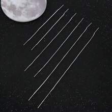 2入組潮流長流蘇耳骨墜耳環，女性禮物珠寶 - 銀色 - 查看 3