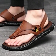 Sandalias Versátiles De Doble Propósito De Moda Planas De Moda Informal Para Uso Externo De Verano Para Hombre
