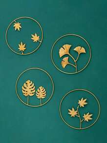 2/3 件套豪华现代风格金属墙面装饰，客厅背景墙挂件，铁质材料，家居装饰，房间装饰，墙面装饰