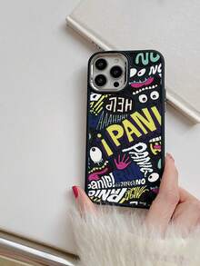 欧美风英文标语印花防摔手机壳 适用于iPhone - 彩色 - 查看 2