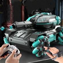 Remote Control Car & Water Bullet Shooting & Battle Tank & 4wd Off-Road Vehicle Children's Toy For Boys, With Gift Box