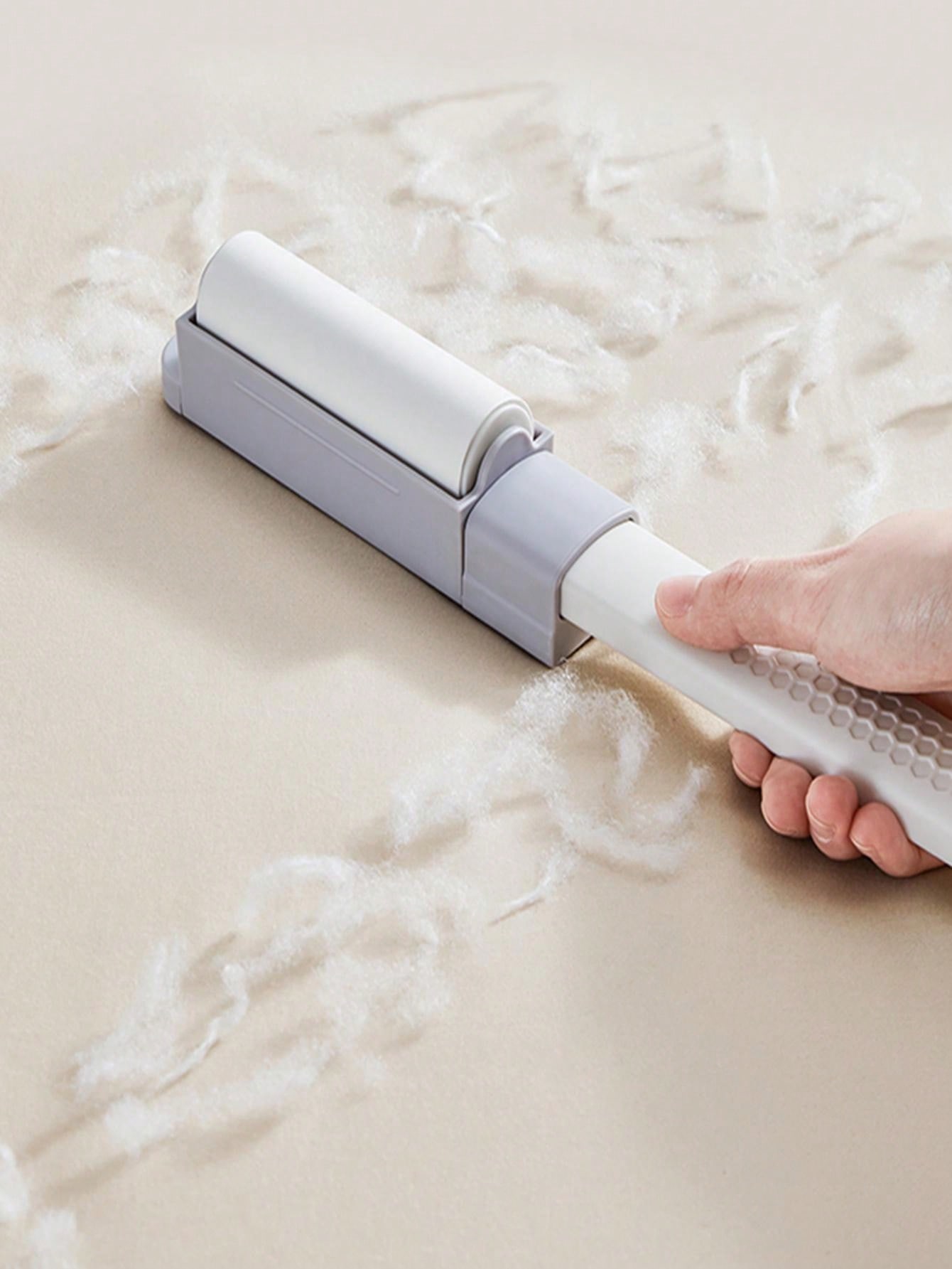 1pc 2In1 Portable Removable Lint Roller With Static Electricity