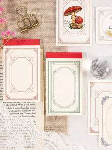 1 包雪月系列邊框貼紙,50 張 - 彩色 - 查看 5