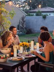 4/12pcs Waterproof LED Candles With Remote And Timer, Outdoor Flickering Flameless Candles, Realistic Battery-Powered Pillar Candles, Suitable For Wedding, Halloween, Christmas Home Decoration, 4 Sizes Available