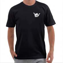 Men T-Shirts - 黑色 - 查看 1