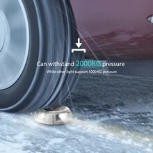 1入組太陽能甲板燈,車道系統led燈,太陽能驅動的戶外防水道路標記,適用於台階人行道花園地面步道院子（白色） - 白色 - 查看 5