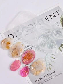 1 Stück Wassertropfen Elliptischer Anhänger Silikonharzform Für Diy Epoxidharz Anhänger Schlüsselanhänger Schmuck