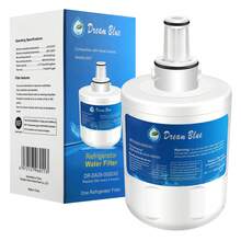 Dream Blue DA29-00003G Refrigerator Water Filter, Replacement Compatible With Samsung® DA29-00003B, RSG257AARS, RFG237AARS, HAFCU1, RFG297AARS, RS22HDHPNSR, WSS-1, 1 Filter - White - View 1