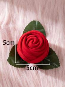 1 Miếng Đúng mốt & Thanh lịch Cặp đôi Phong cách Dát Nhẫn , Hoa hồng Ngọc Hộp Được đóng gói , Đối với Bạn gái , , Bất ngờ Nhẫn đính hôn Hoặc Nhẫn cưới , Món quà lãng mạn - Bạc - Xem 4