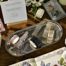 6入組復古蕾絲膠帶組,防水裝飾透明膠帶,可供diy藝術工藝品、花瓶、杯子、日記本、筆記本和剪貼簿用 - 紫色 - 查看 2