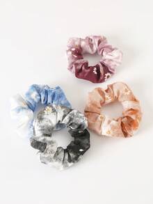 4入組女孩菊花布料發帶,日常裝扮必備 - 彩色 - 查看 5