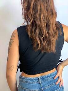 Women T-Shirts - 黑色 - 查看 2