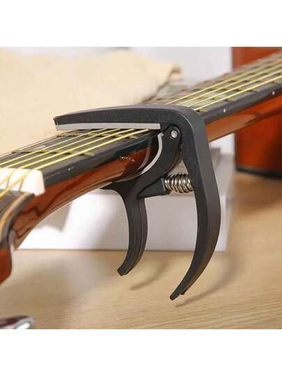 Capo de chitară din nailon premium - Clip de schimbare rapidă, cheie ușor de reglat - Potrivit pentru chitară acustică, chitară clasică, chitară electrică și ukulele, chitară acustică, capo, capo pentru chitară, capo rechin, capo pentru chitară acustică, accesorii pentru chitară electrică