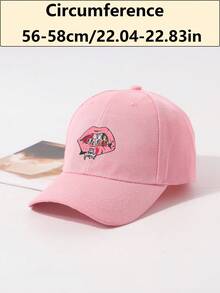 LEAJOURNO. 1入組中性純色棒球帽,適合所有季節,街頭穿搭時尚必備單品,百搭的日常穿著,情侶裝風格 - 紅色 - 查看 3