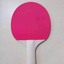 1 Pair Modern Style Red Table Tennis Racket Set With White Handle, Sports Equipment Suitable For Training, Unisex - Red - View 5