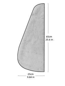1入組條紋珊瑚絨浴帽,干髮帽,吸水快,柔軟舒適,適用於浴室 - 彩色 - 查看 2