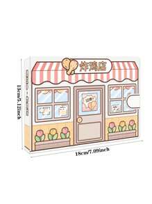 Pinch Joy-靜物書-炸雞版可愛3d貼紙書場景拼貼材料,diy創意 - 彩色 - 查看 5