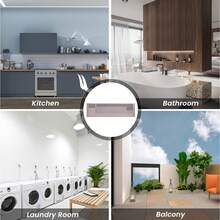 Runner Rugs Non-Skid Washable - Absorbent Kitchen Kitchen Rugs Rubber Backed Ergonomic Comfort Home For Kitchen Floor Non-Slip, Gray - Grey - View 4