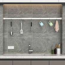 1pc White Punch-Free Telescopic Rod,(Diameter0.98in,Length19.25-31.49inch)Strong Spring Load-Bearing Shower Curtain Rod, Clothes Drying Rod, Support Rod, Window Curtain Rod, Door Curtain Rod, Bathroom Accessories - White Length 19.25-31.49in - View 6