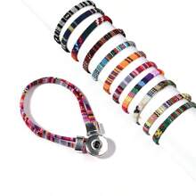 5m/Pack Colored Core Wrapped Rope 5mm Flat Cord For Bracelet, Mobile Phone Chain Diy Jewelry Making Material - Cotton Core Rope - View 3