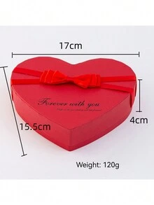 心型玫瑰香皂花禮盒七夕情人節教師節送朋友愛人老師 - 紅色 - 查看 3