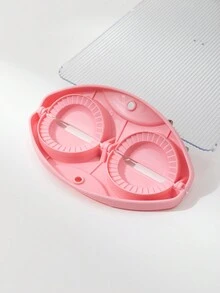 1 件組餃子製作工具組附圖案壓面模具 - 粉色 - 查看 2