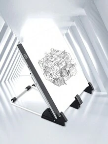 FoBianJie 3級可調光led繪畫拷貝板帶支架玩具a4 A5創意繪畫教學玩具,適用於教師節、復活節、萬聖節、感恩節和聖誕節等假日送禮 - 彩色 - 查看 2