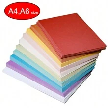 25pcs A4,A6 Pearl Cardstock Paper, Colored Cardstock For , Premium Pearl Paper Cardboard For Crafts, Card Stock For DIY Projects, Sparkly Paper For Card Making,Personalized Customize Blank Invitation Cards,230 GSM - Purple - View 2