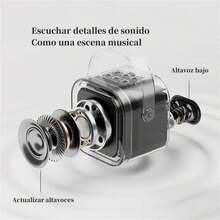 Altavoz Bluetooth LED con dos micrófonos para cantar y múltiples funciones de conectividad auxiliar - Rosa - Ver 3