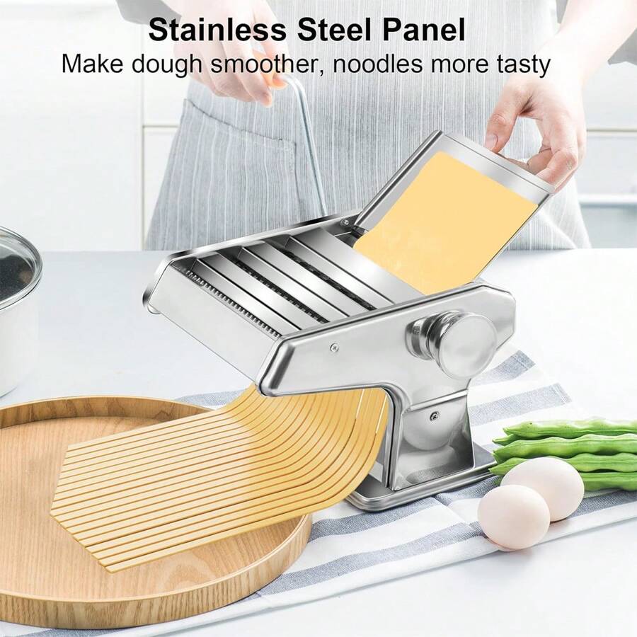 Pasta Maker, Pasta Machine With 8 Adjustable Thickness Settings, Pasta