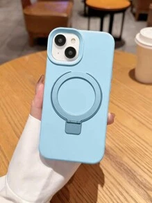 1 Miếng Chất lỏng silicon Từ tính Ốp lưng & bao da điện thoại Với giá đỡ Tương thích với / 15pro / 14 / 13 / 12 / 11 - Màu xanh lam - Xem 5