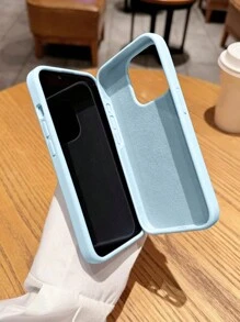 1 Miếng Chất lỏng silicon Từ tính Ốp lưng & bao da điện thoại Với giá đỡ Tương thích với / 15pro / 14 / 13 / 12 / 11 - Màu xanh lam - Xem 4