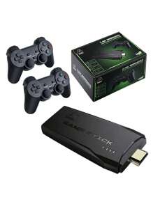 Consola de Juegos Retro Plug and Play con Controles Inalámbricos Salida  4K Game Arcade +10000 Juegos Retro - Negro - Ver 2