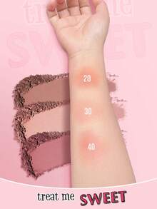 Misslyn Trátame Dulcemente Velvet Powder Blush, Mate Y Brillo Natural, Pigmento De Larga Duración, Ligero, Suave, Mezclable, Polvo Para Ruborizar Natural - 30 SPRINKLE DREAMS - Ver 6