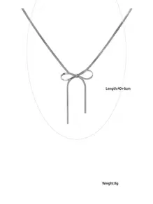 1 chiếc vòng cổ nhung sang trọng đính nơ và ngọc trai giả cho bé gái tuổi teen, phong cách Nhật Bản-Hàn Quốc, đeo hàng ngày đơn giản, ngày lễ tình nhân, mẹ, mẹ, ngày của mẹ, quà tặng - Bạc - Xem 8