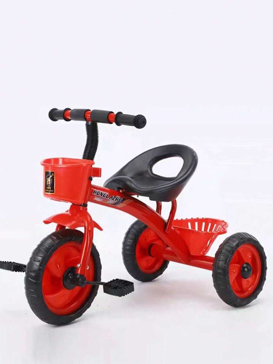 Triciclo para Niños 2 a 4 años con Canasto Altura - Rojo - Ver 1