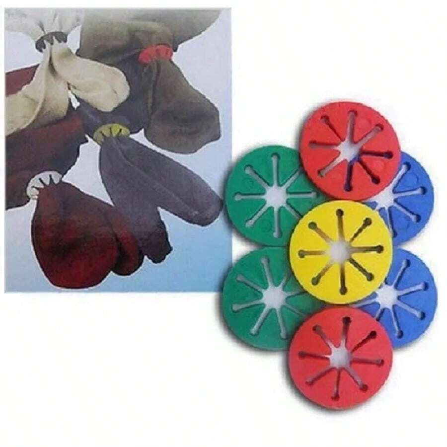 10 PCS Sock Clips Sock Holder Rings Sock Organizers Sorters Locks Clips