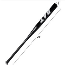 Bate De Béisbol De Aleación De Aluminio Completo, 20 Pulgadas - Rojo - Ver 3
