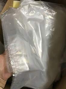 1/2/5个装大号气球收纳袋，透明塑料袋，用于运输气球，圣诞树一次性收纳袋，可重复使用的加厚气球收纳袋，气球支架，生日和婚礼装饰，派对气球配件 - 無色 - 查看 5