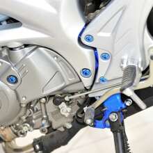 149件摩托車螺絲套件螺帽夾片螺絲 - 藍色 - 查看 10