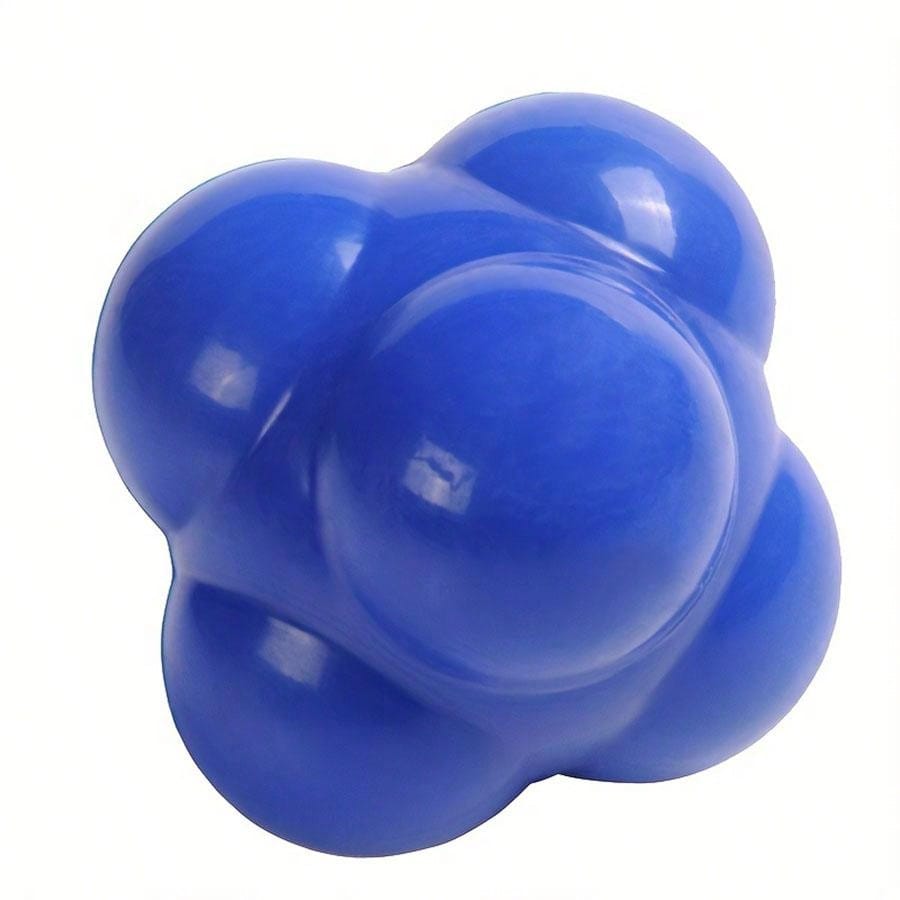 Hexagonal Reaction Ball For Agility, Reflex And Coordination Training, With High Density Rubber