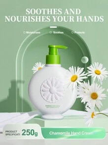 黃春菊保濕滋養手霜,250克,讓手在秋冬季節保持柔軟和光滑 - 白色 - 查看 1