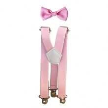 Miguelito Moda Infantil Kids Belts & Suspenders - Màu Hồng baby - Xem 2