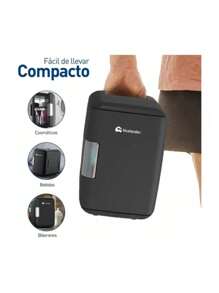 Mini Refrigerador 4L, Bluelander Ideal para 6 latas Pequeño tamaño, gran almacenamiento - Negro - Ver 4