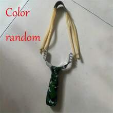 Professional Camouflage Handle Slingshot With 1pc Random Rubber Band Slingshot, Used For Hunting And Shooting Practice - Random - View 6