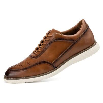 Men'S Oxford Comfortable Business Shoes Casual Lace Up Shoes