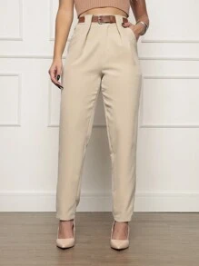 Women Pants - 珊瑚橙 - 查看 1