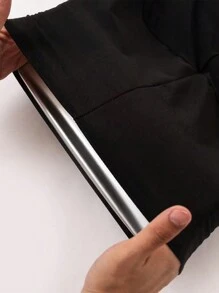 2026新款桑拿出汗塑身短褲緊身褲運動減重下半身塑形出汗運動服健身女款 - 黑色 - 查看 7