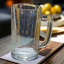 BEER JAR, CAPPUCCINO JAR, GLASS JAR, BEER MUG, CAPPUCCINO MUG 420ML